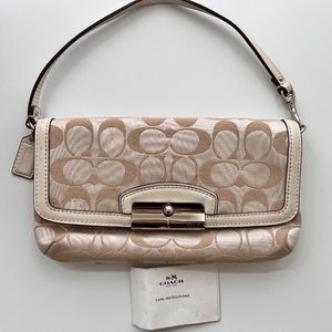 Authentic Coach Monogram Handbag